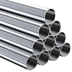 Polished stainless steel round pipes grade 201 and 304