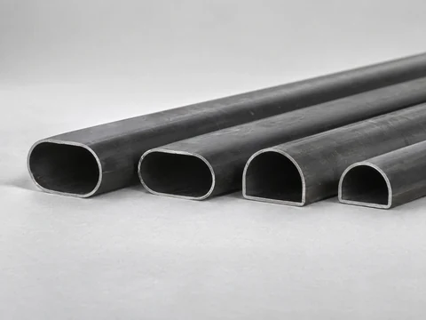 Oval and D shape cold rolled steel profile tubes