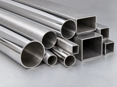Stainless steel round pipes and box tubes